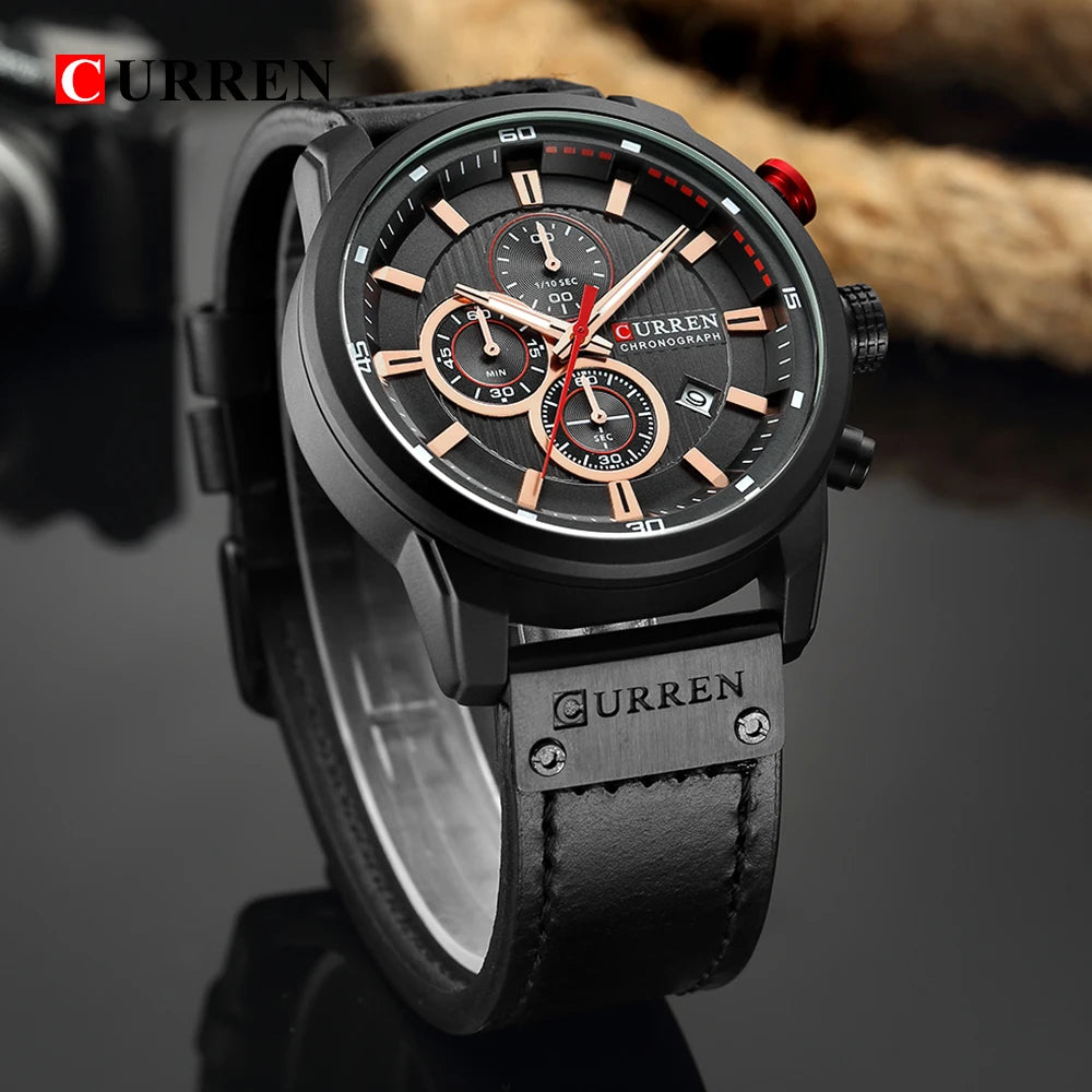 TOP BRAND Curren Luxury  Watch 8291 | Men's