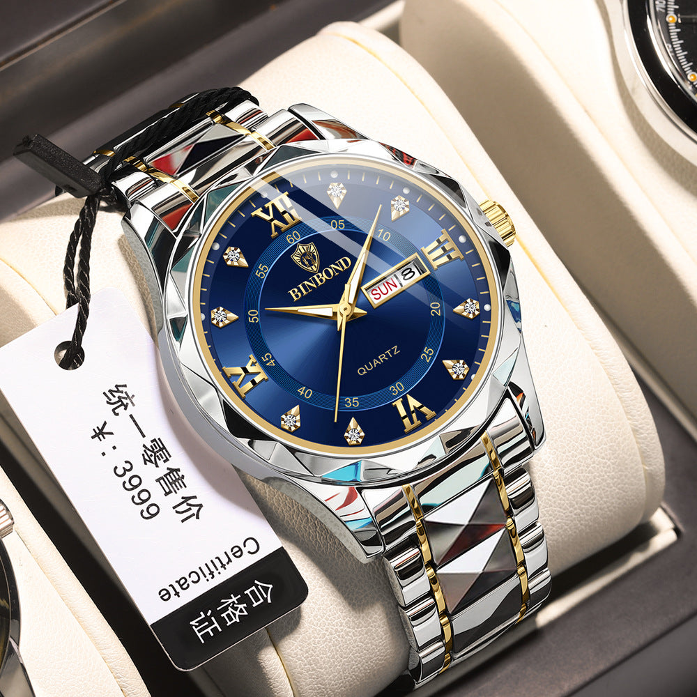Hot Selling Brand "BINBOND" Watch for Men B2521 Classic Quartz